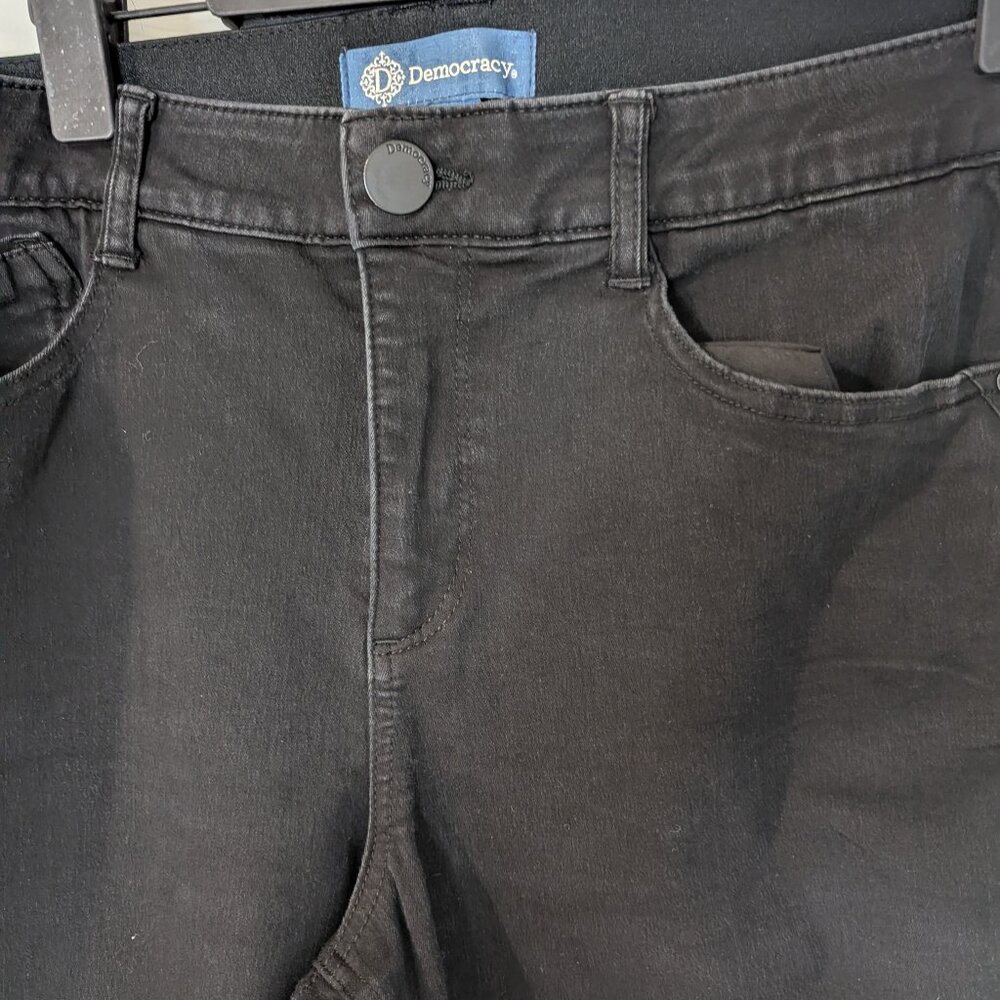 Democracy "Ab" Solution  black wash Bootcut Jeans